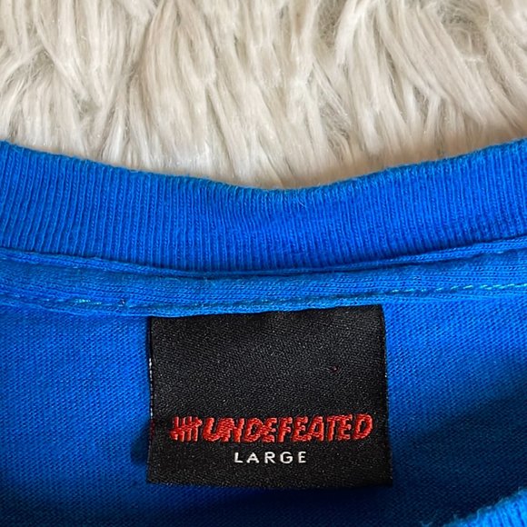 Undefeated Graphic Men's Tee Blue - Size Large - Picture 4 of 6